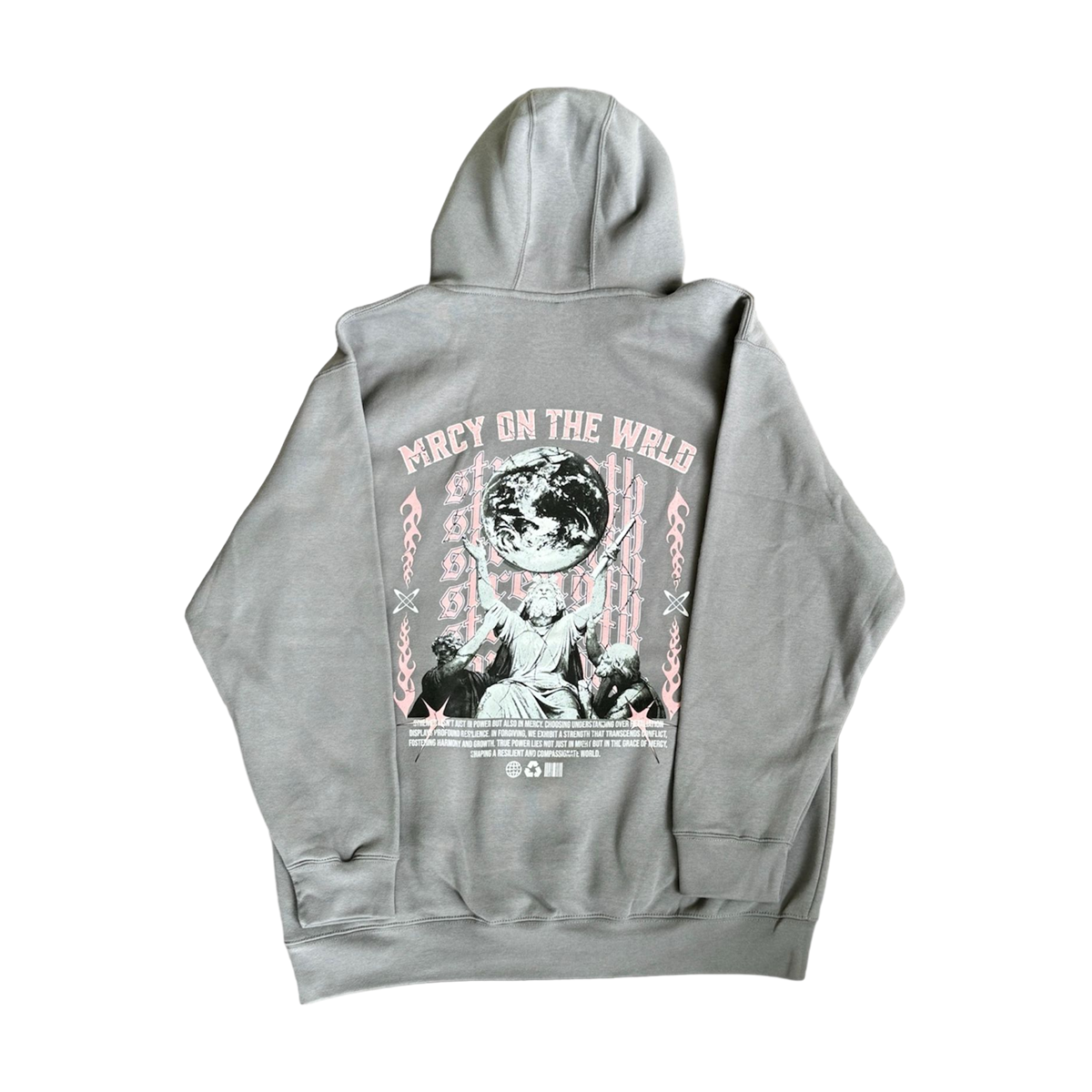 MRCYFUL WRLD HOODIE GRAY – MRCY ATHLETICS