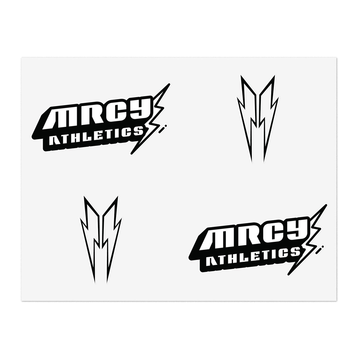 MRCY ATHLETICS "LOGO" STICKERS - VARIETY PACK