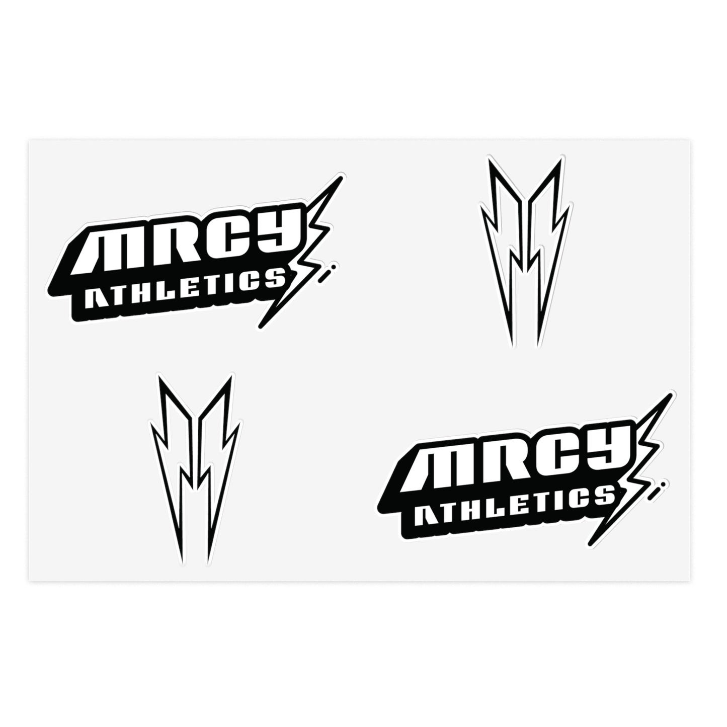 MRCY ATHLETICS "LOGO" STICKERS - VARIETY PACK