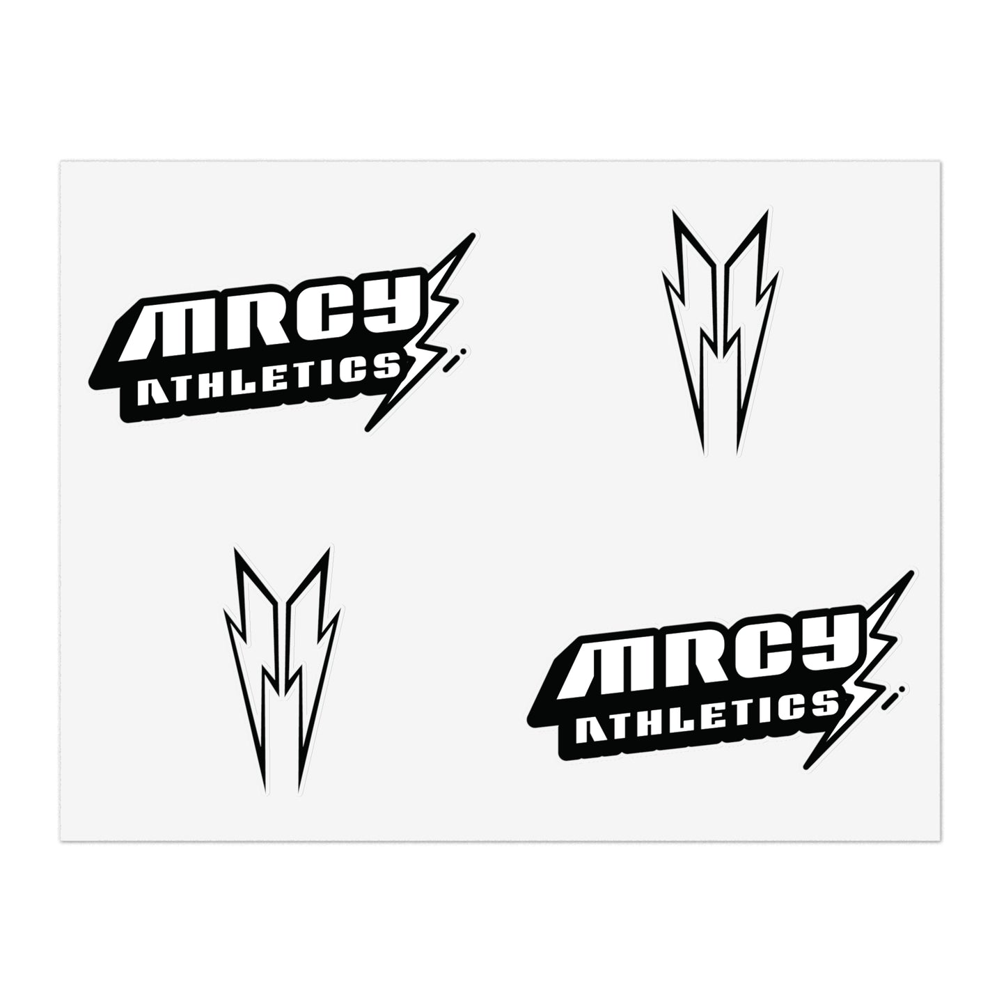 MRCY ATHLETICS "LOGO" STICKERS - VARIETY PACK