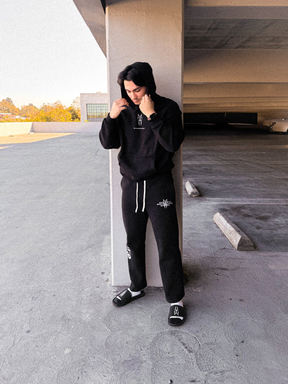 OVERSIZED "RA2" HOODIE- BLACK