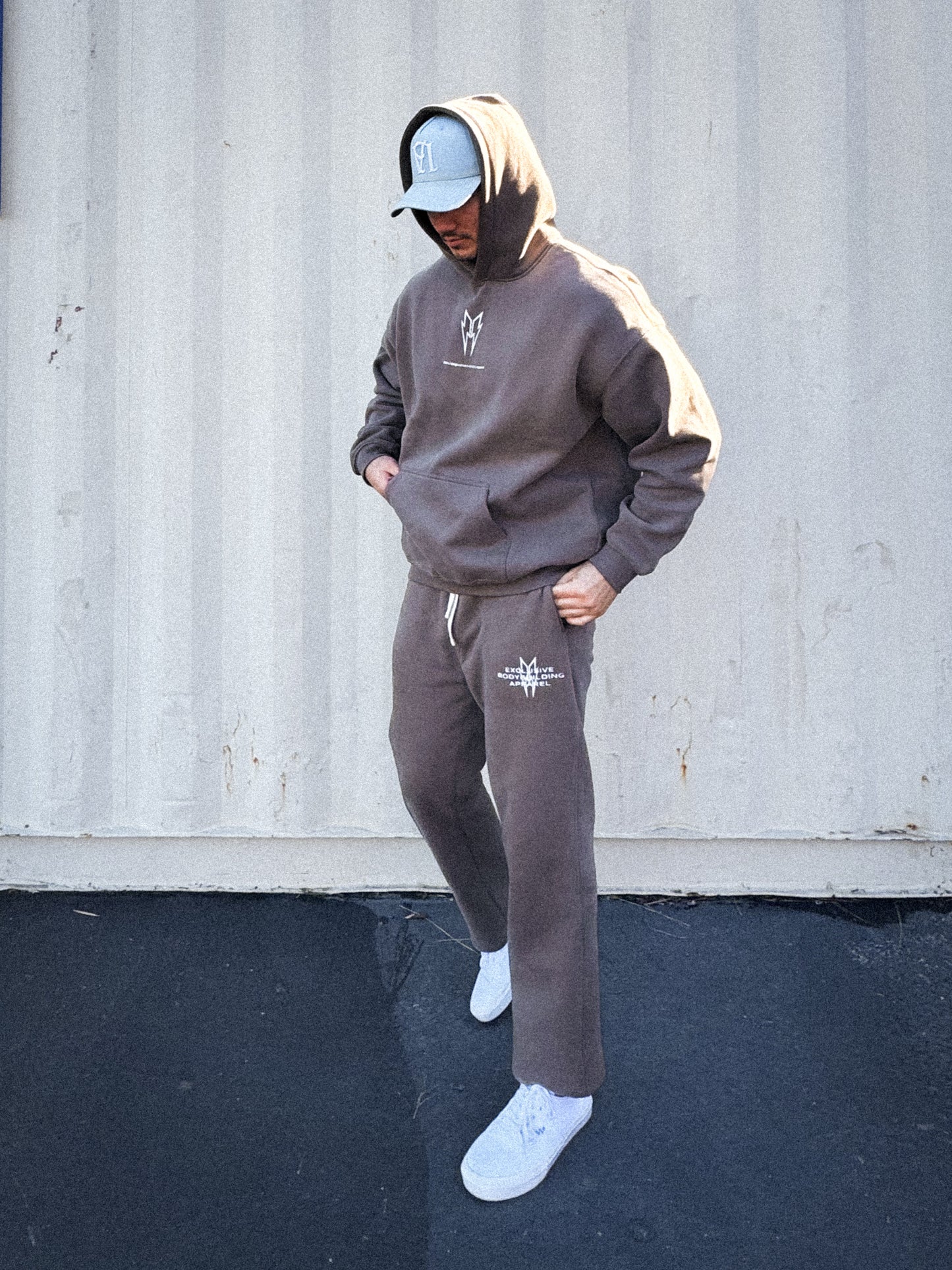 OVERSIZED "RA2" SWEATPANTS- BEIGE