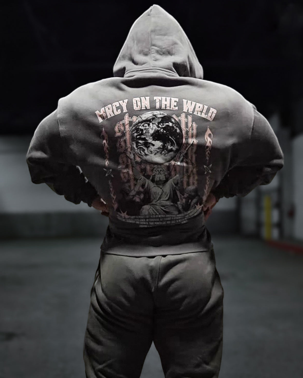 MRCYFUL WRLD HOODIE GRAY – MRCY ATHLETICS