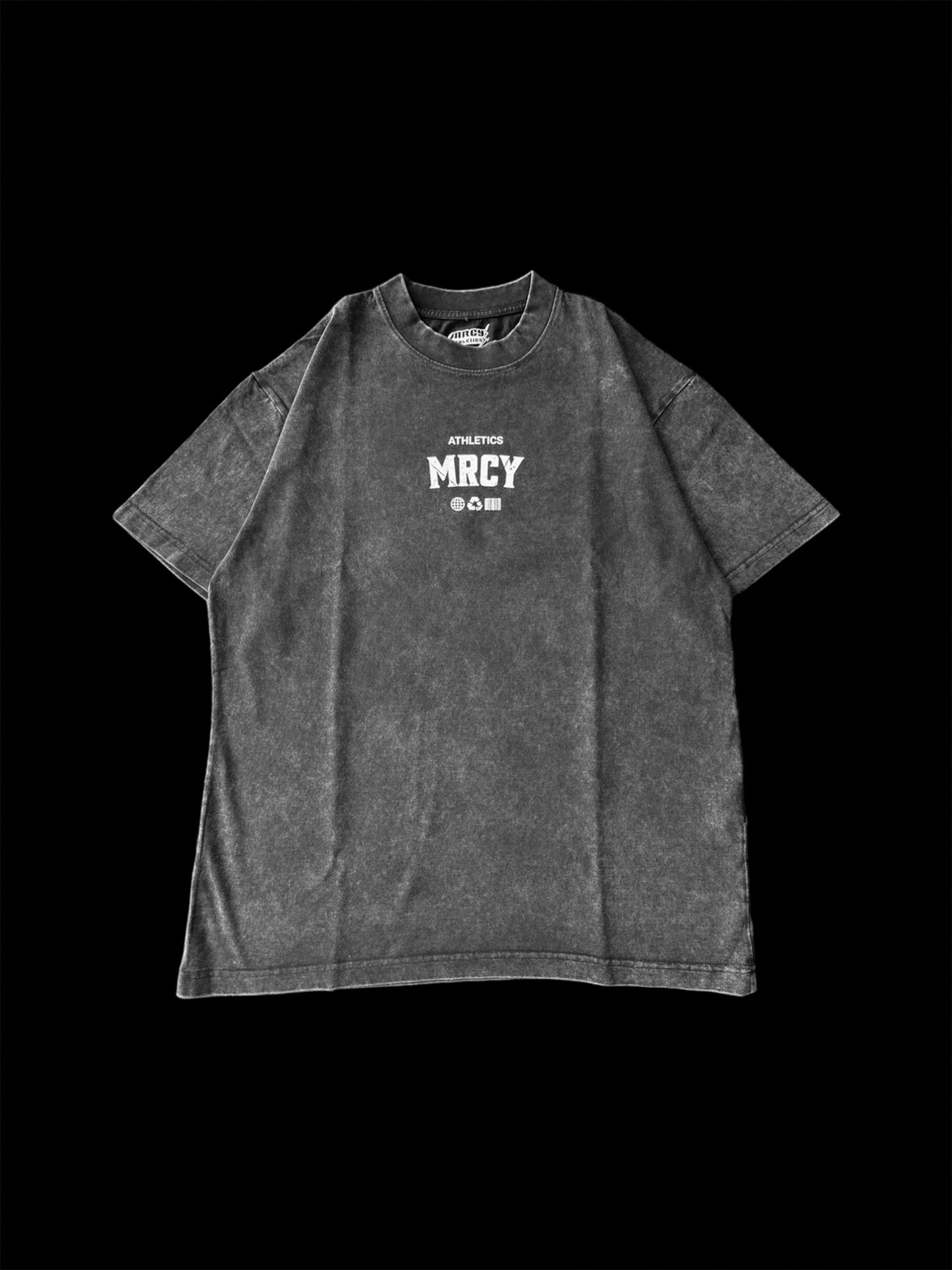 OVERSIZED MOTTO "MRCYWRLD" T-SHIRT