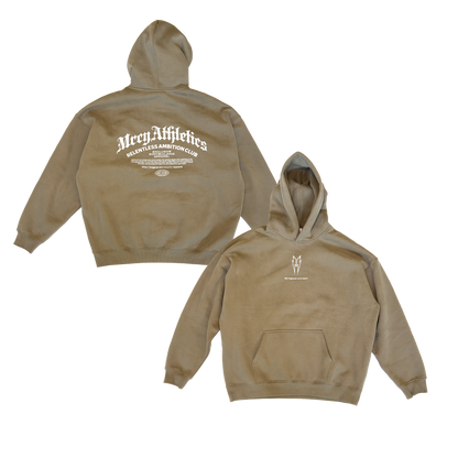 OVERSIZED "RA2" HOODIE- BEIGE