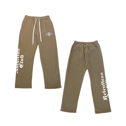 OVERSIZED "RA2" SWEATPANTS- BEIGE